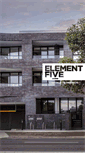 Mobile Screenshot of elementfive.com.au
